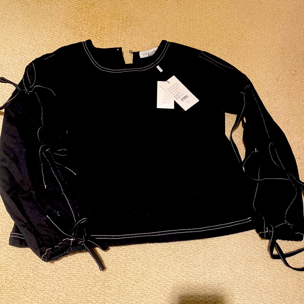 Black canvas top with tie on sides - BRAND NEW NEVER WORN
